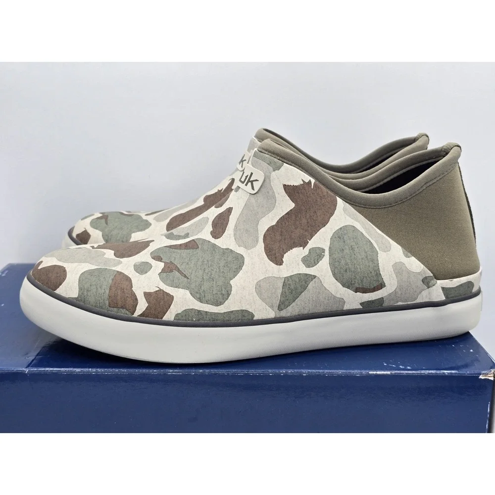 Huk Rogue Wave Shoe Low - Mens - Army Print Waterproof Shoes Fishing Sz 8 M